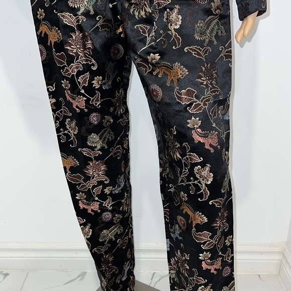 Joseph Ribkoff Chinese Dragon Brocade 2 piece Suit Jacket and Trousers 8/10 - Picture 7 of 17